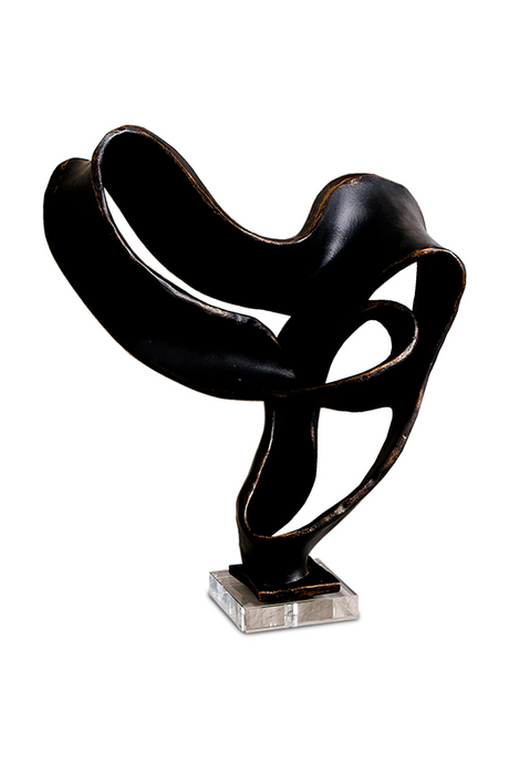 Dark Bronze Twisted Sculpture | Liang & Eimil Elysium | Oroa.com
