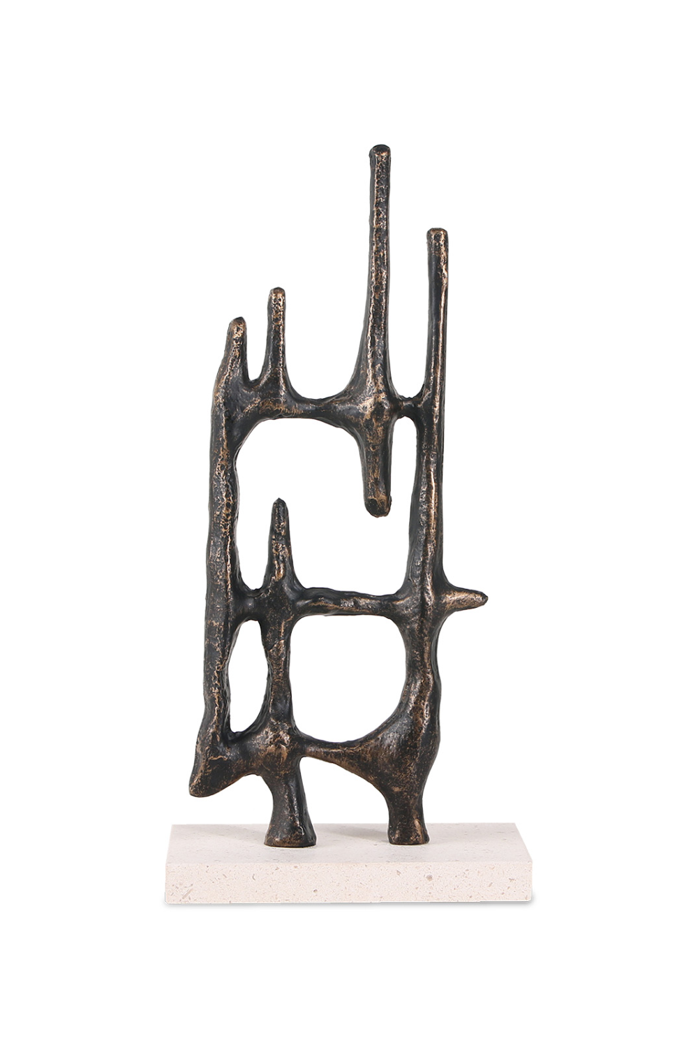 Bronze Sculpture with Marble Base | Liang & Eimil Athena's Poise | Oroa.com