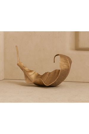 Golden Leaf Sculpture | Liang & Eimil Dryas | Oroa.com