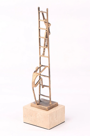 Golden Bronze Marble Sculpture | Liang & Eimil Ascensus | Oroa.com