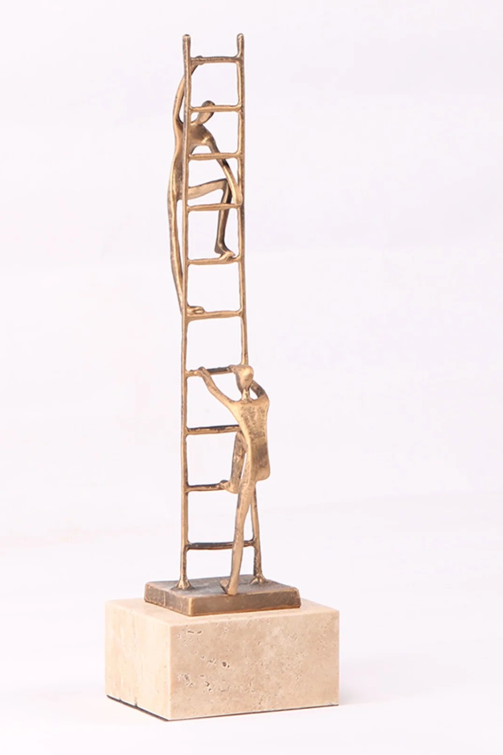 Golden Bronze Marble Sculpture | Liang & Eimil Ascensus | Oroa.com