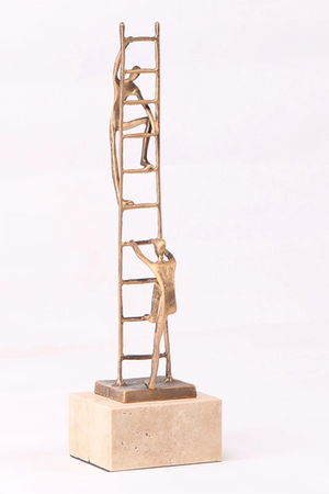 Golden Bronze Marble Sculpture | Liang & Eimil Ascensus | Oroa.com