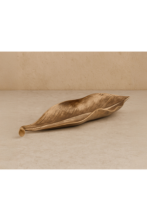 Golden Bronze Leaf Sculpture | Liang & Eimil Elowen | Oroa.com
