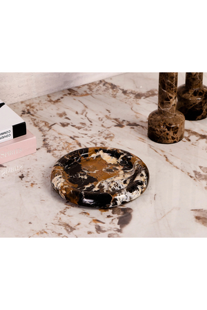 Black & Gold Marble Tray | Liang & Eimil Ophira | Oroa.com