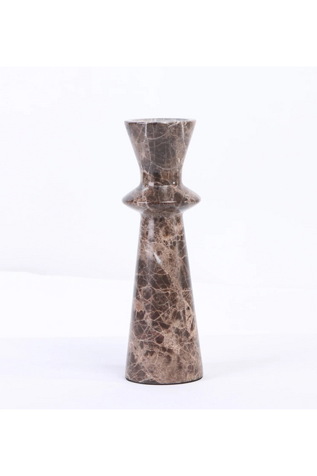 Dark Brown Marble Candle Holder | Liang & Eimil Melora | Oroa.com