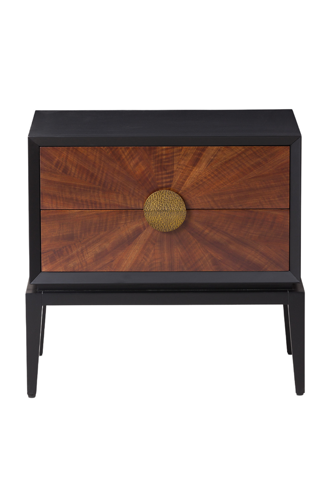 Acacia Wood 2-Drawer Bedside Table | Liang & Eimil Beverly | Oroa.com