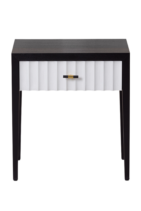 Scalloped 1-Drawer Bedside Table | Liang & Eimil Malibu | Oroa.com
