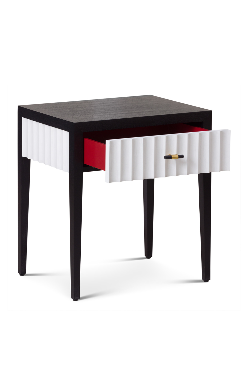 Scalloped 1-Drawer Bedside Table | Liang & Eimil Malibu | Oroa.com