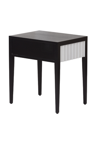 Scalloped 1-Drawer Bedside Table | Liang & Eimil Malibu | Oroa.com