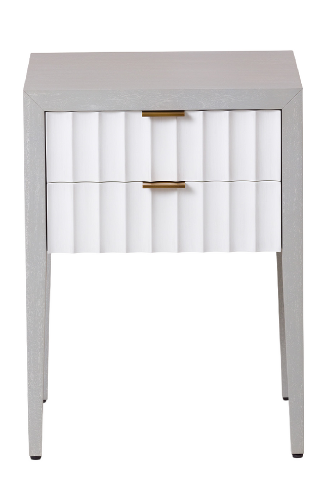 Scalloped 2-Drawer Bedside Table | Liang & Eimil Malibu | Oroa.com