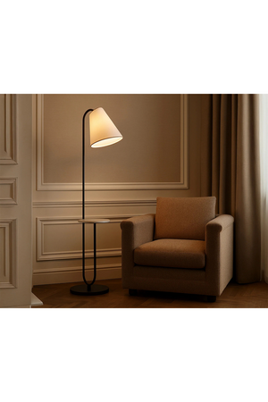 White Linen Shade Floor Lamp | Liang & Eimil Edgar | Oroa.com