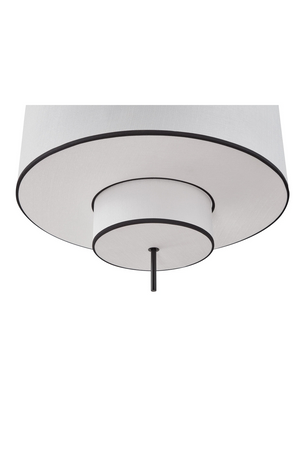 Layered White Linen Pendant Lamp | Liang & Eimil Aris | Oroa.com