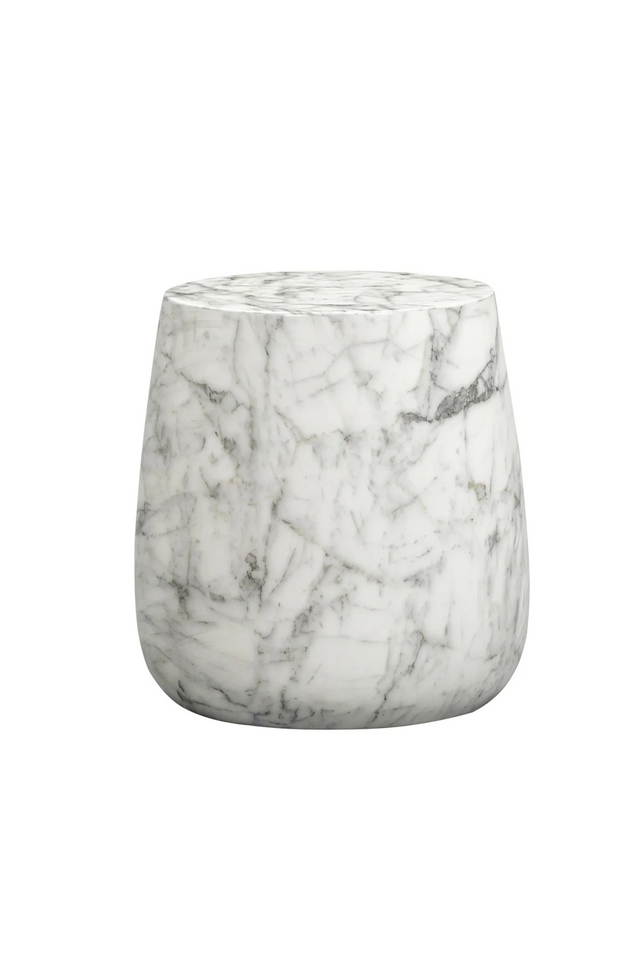 Sculptured Marble Side Table | Liang & Eimil Bongo | Oroa.com