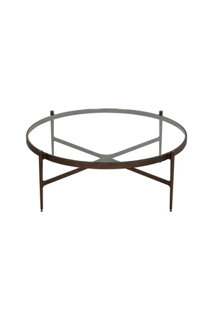 Antique Brass Framed Coffee Table | Liang & Eimil Soho | Oroa.com