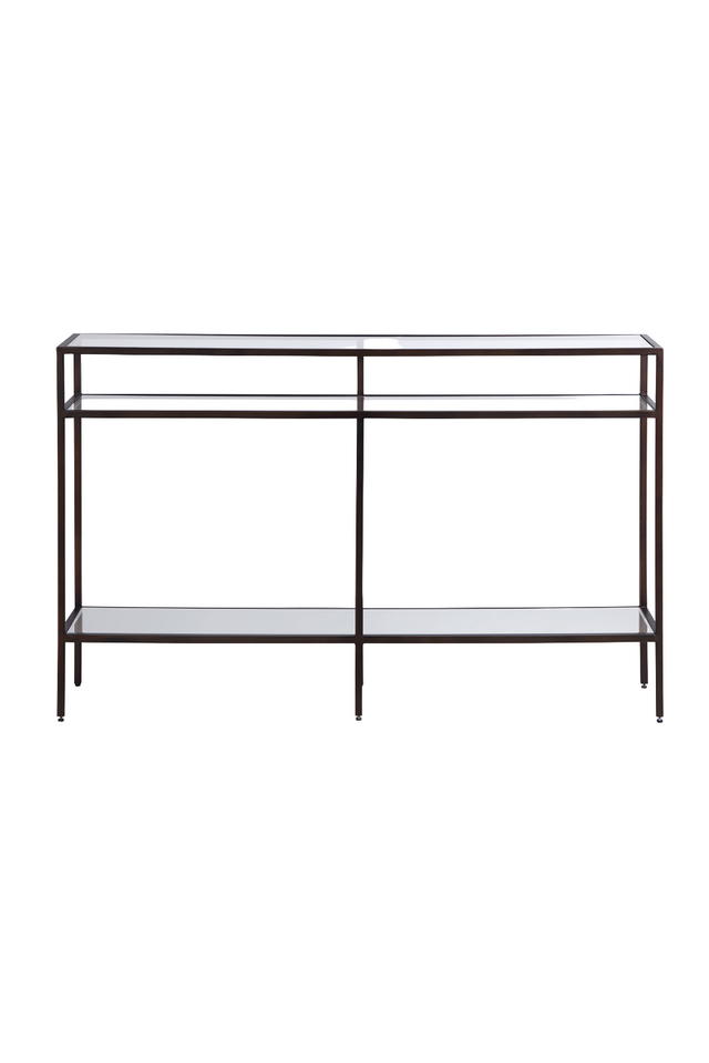 Metal Framed Glass Console Table | Liang & Eimil Oliver | Oroa.com