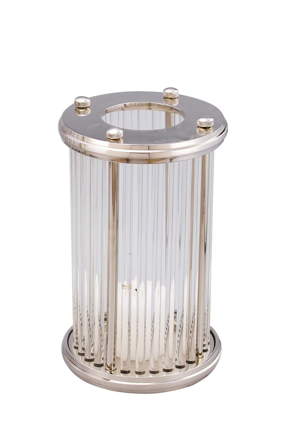 Silver Hurricane Candle Holder (S) | Liang & Eimil Bethany | Oroa.com