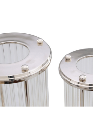 Silver Hurricane Candle Holder (S) | Liang & Eimil Bethany | Oroa.com