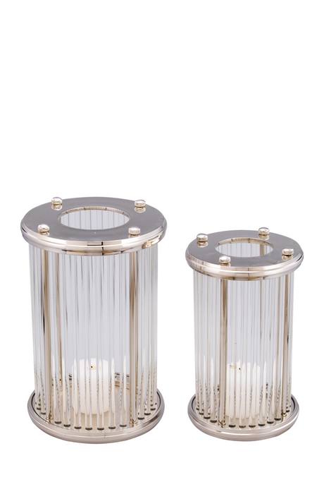 Silver Hurricane Candle Holder (S) | Liang & Eimil Bethany | Oroa.com