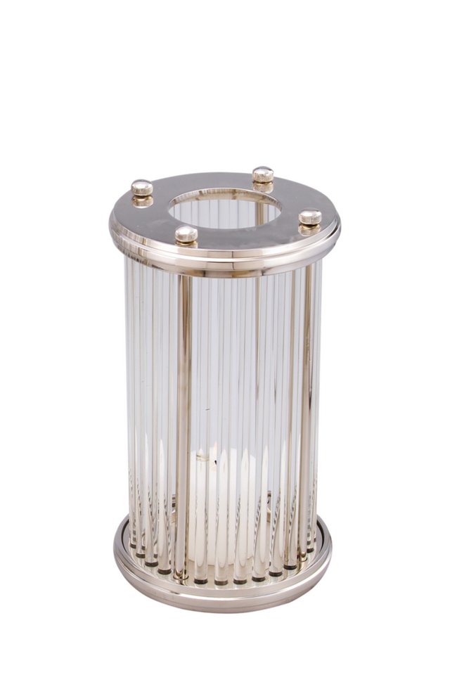 Silver Hurricane Candle Holder (S) | Liang & Eimil Bethany | Oroa.com