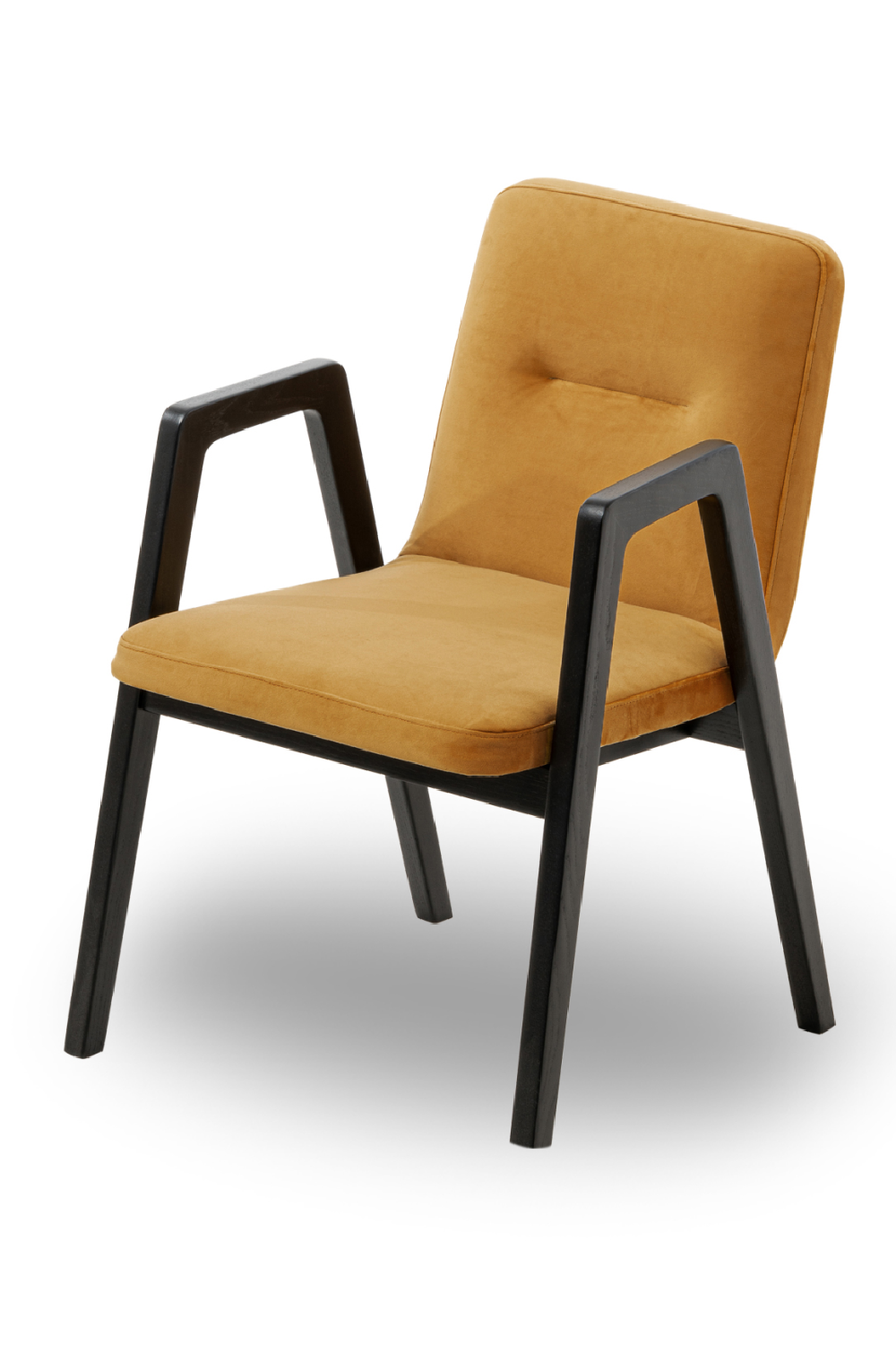 Brown Orange Velvet Dining Chair | Liang & Eimil Benson | Oroa.com