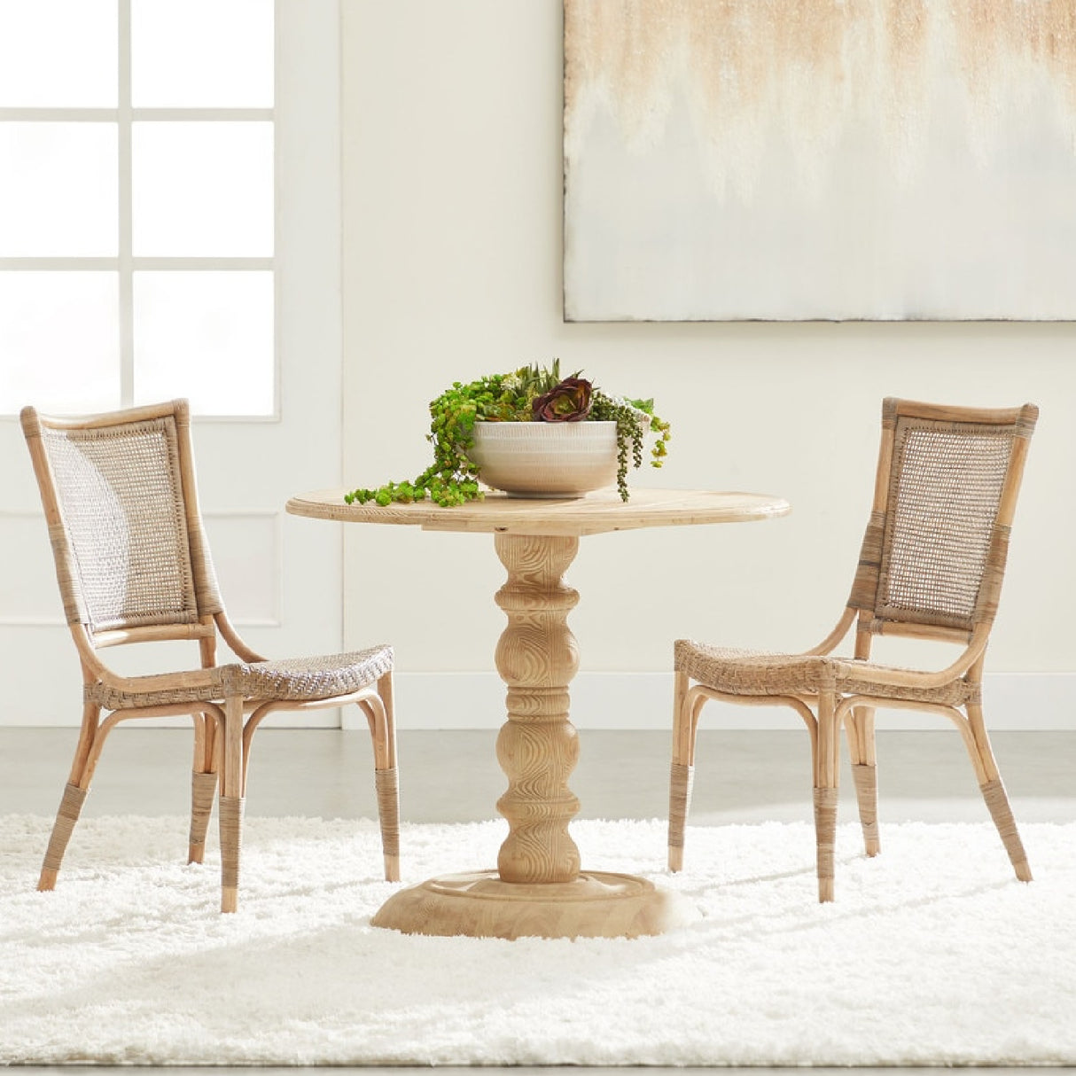   Matte Gray Dining Chairs (2) | Oroa.com