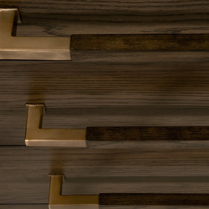   Brown Oak 8-Drawer Double Dresser | Oroa.com