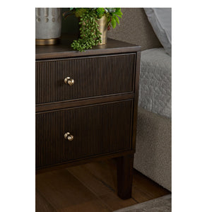   2-Drawer Oak Nightstand S | Oroa.com