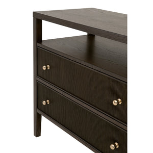   2-Drawer Oak Nightstand L | Oroa.com