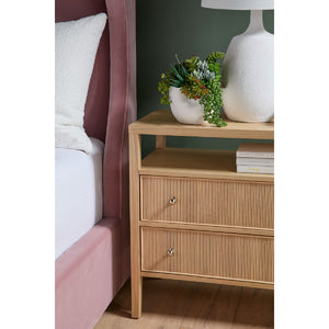   2-Drawer Oak Nightstand L | Oroa.com