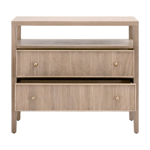   2-Drawer Oak Nightstand L | Oroa.com