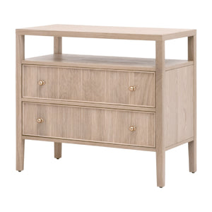   2-Drawer Oak Nightstand L | Oroa.com