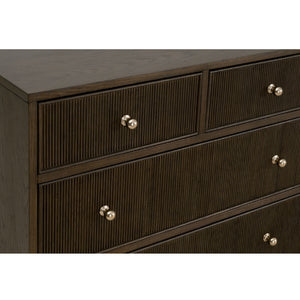   8-Drawer Oak Double Dresser | Oroa.com
