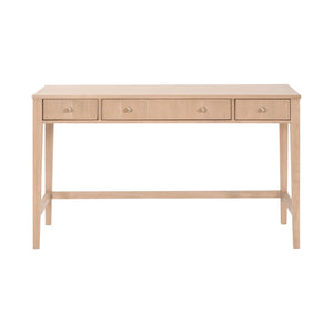   Natural Oak 3-Drawer Desk | Oroa.com
