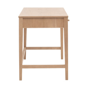  Natural Oak 3-Drawer Desk | Oroa.com