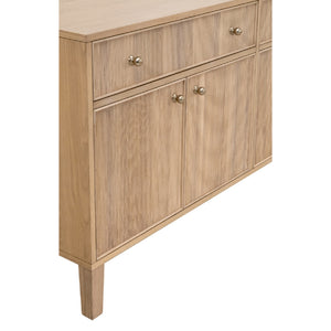   Fluted Solid Wood Media Sideboard | Oroa.com