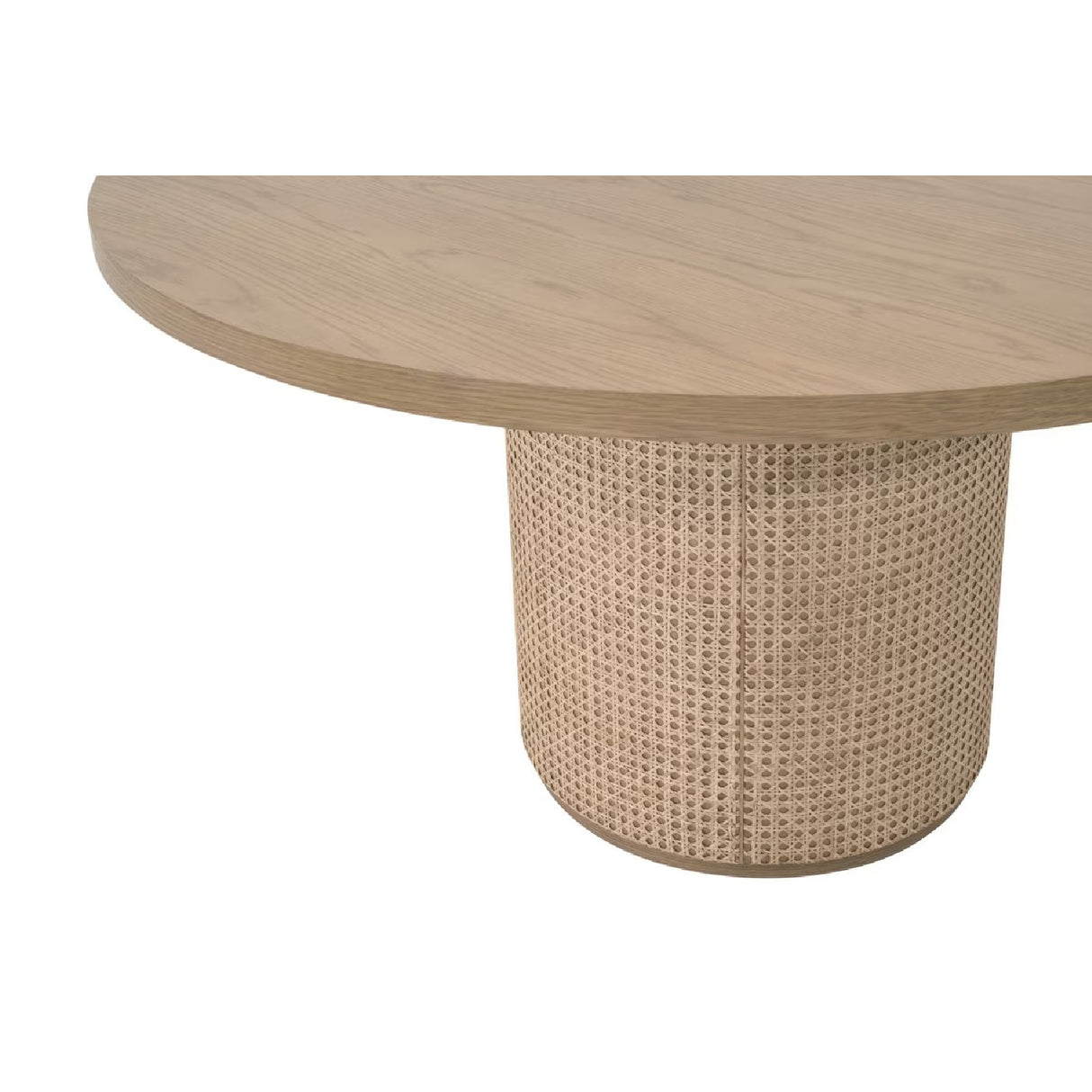   Natural Oak Round Dining Table | Oroa.com