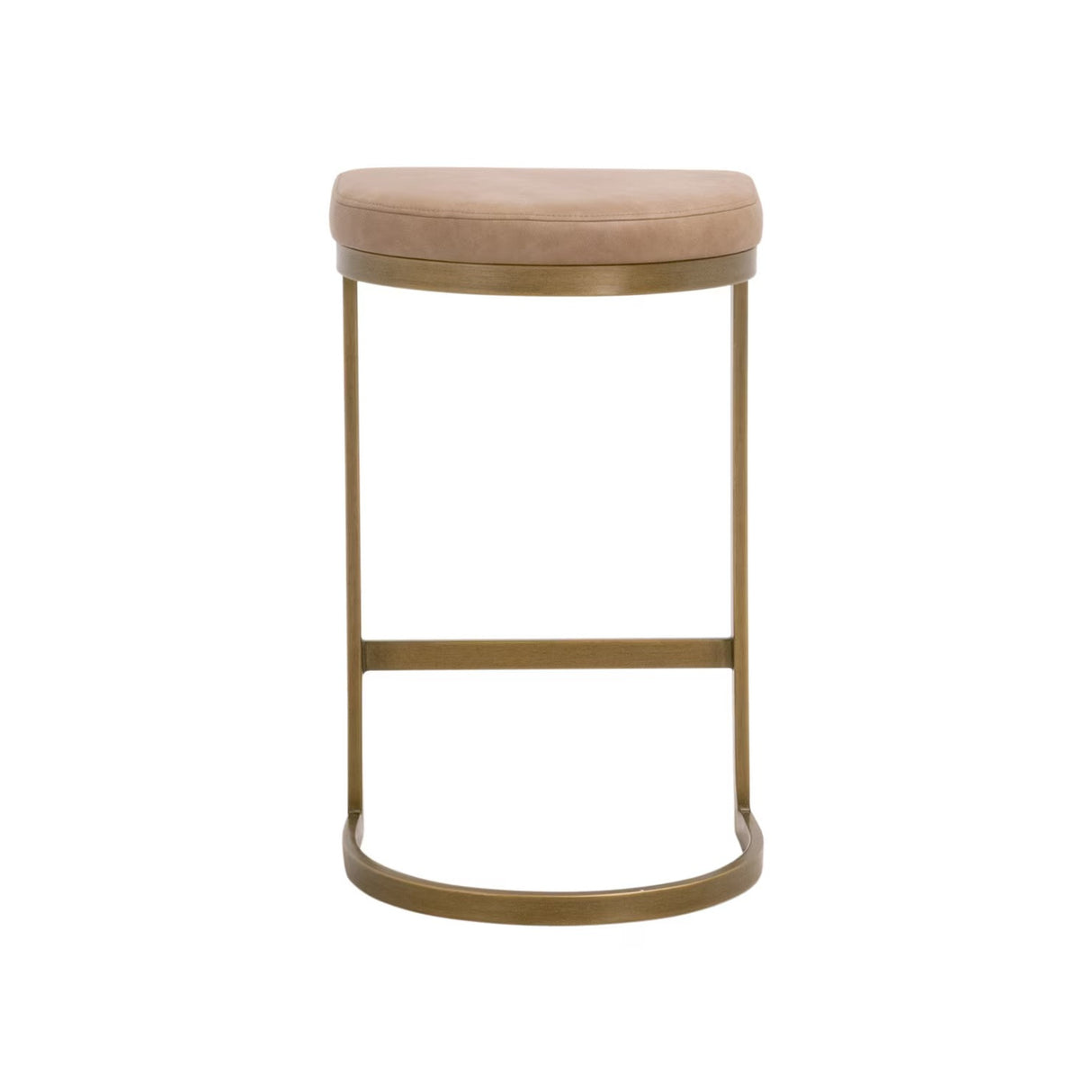   Gold Cantilevered Counter Stool | Oroa.com