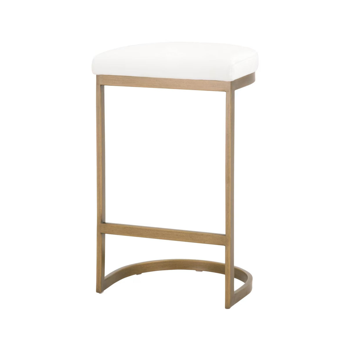   Gold Cantilevered Counter Stool | Oroa.com