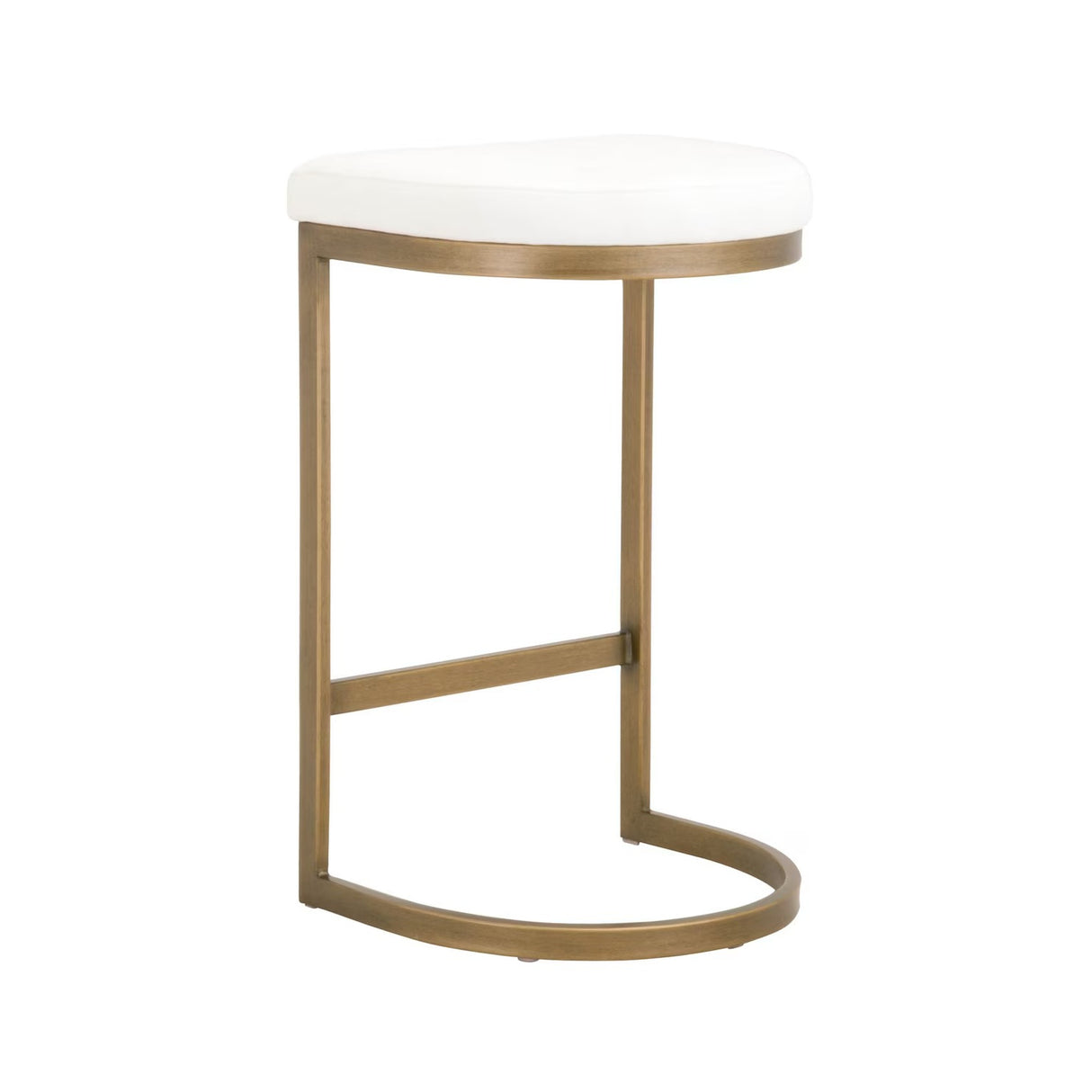   Gold Cantilevered Counter Stool | Oroa.com