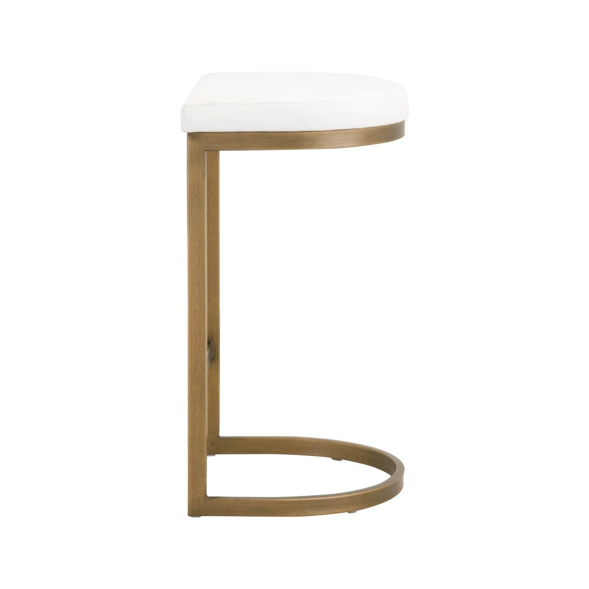   Gold Cantilevered Counter Stool | Oroa.com