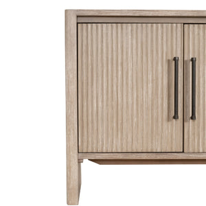   Gray Acacia 4-Door Media Sideboard | Oroa.com