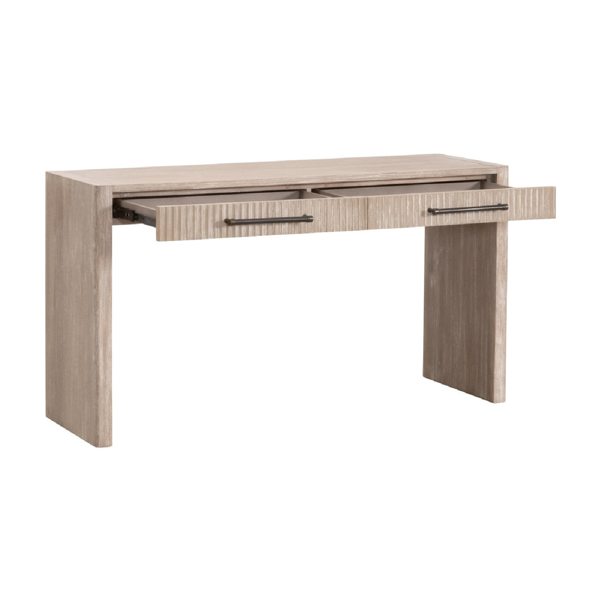   Gray Acacia 2-Drawer Console Table | Oroa.com