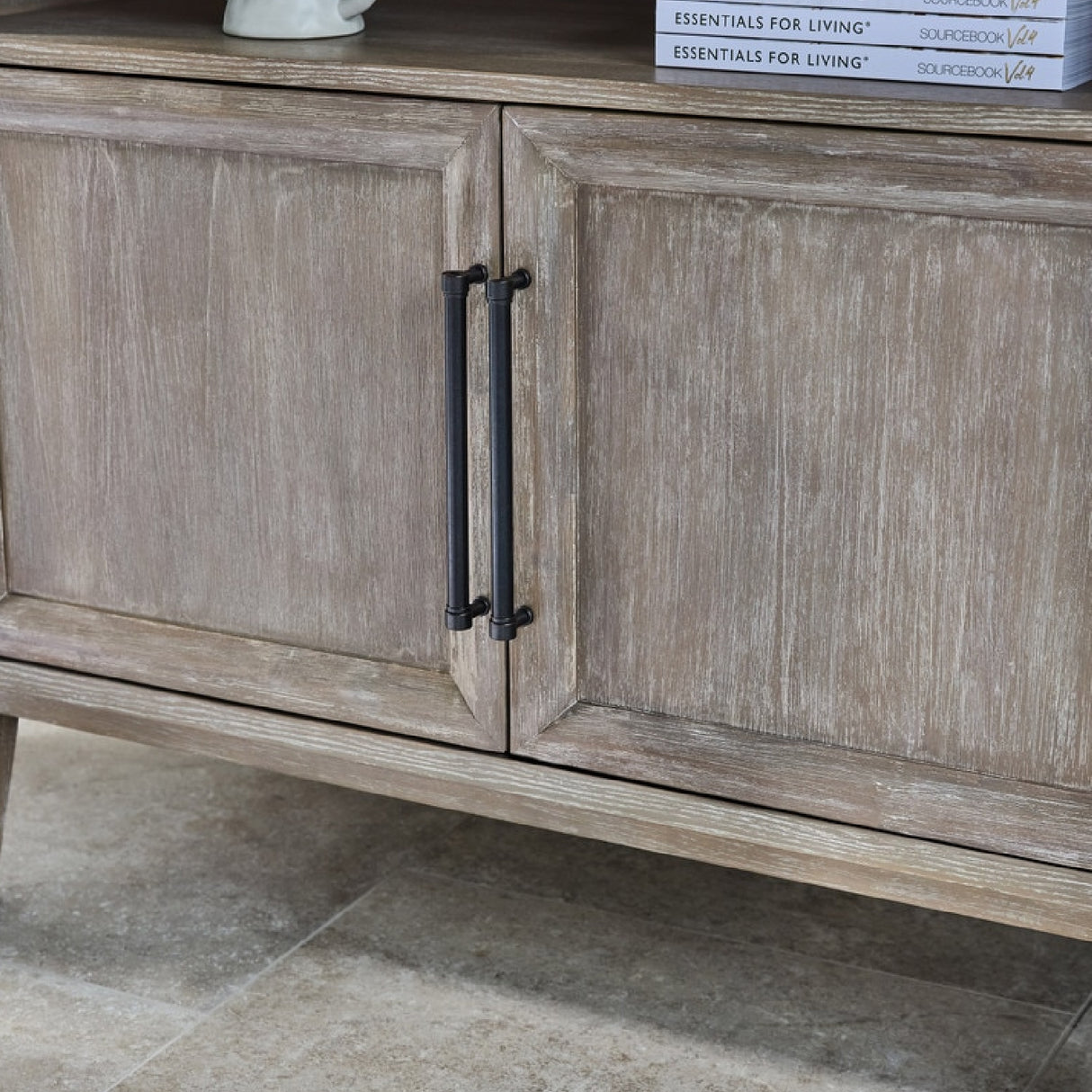   Gray Acacia Arched Bookcase | Oroa.com