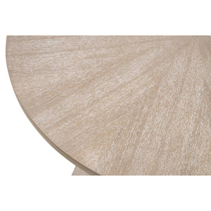   Round Wooden End Table | Oroa.com