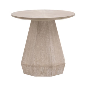   Round Wooden End Table | Oroa.com