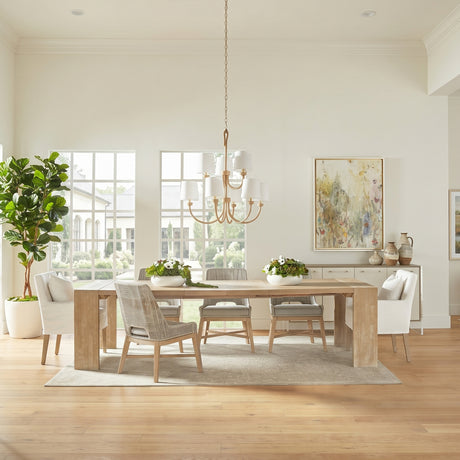   Natural Acacia Extendable Dining Table | Oroa.com