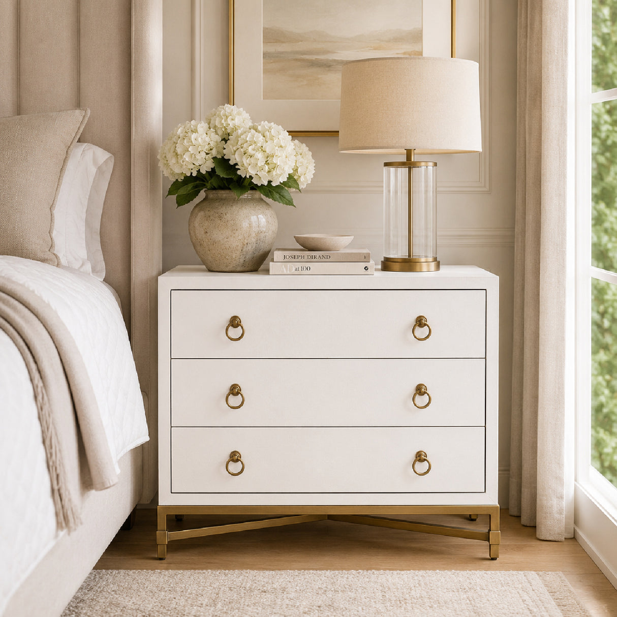   Shagreen Drawer Nightstand | Oroa.com