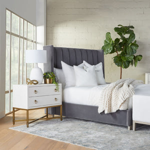   Shagreen Drawer Nightstand | Oroa.com