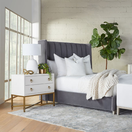   Shagreen Drawer Nightstand | Oroa.com