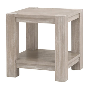   Gray Acacia Square End Table | Oroa.com